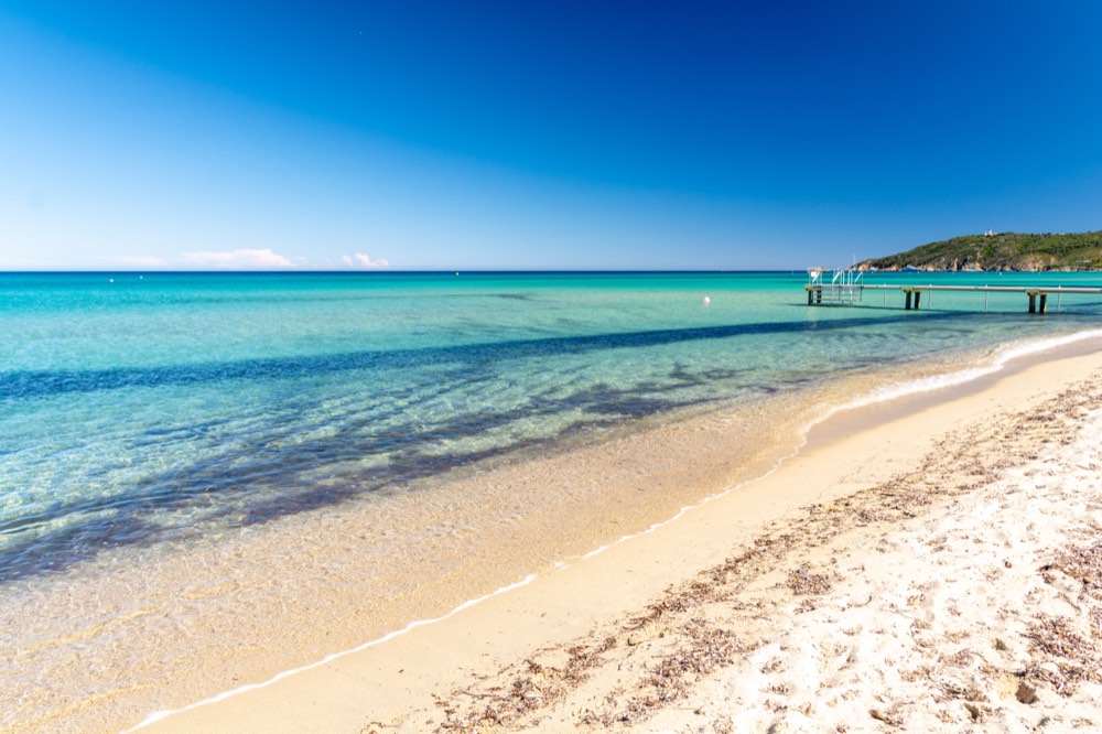 Plage de sable de Fréjus et Saint-Aygulf